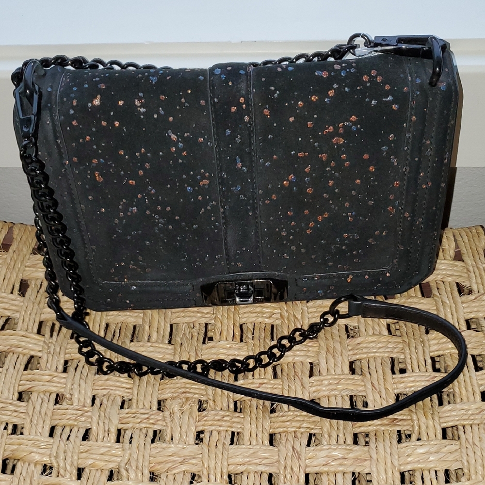 Rebecca Minkoff Love Crossbody in Splatter Paint